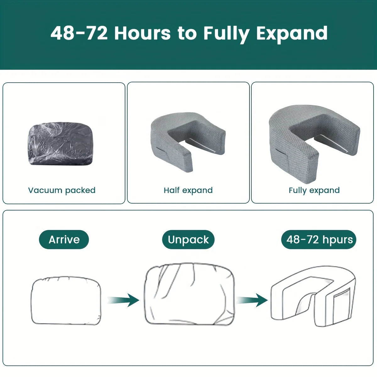 Arm Rest Reading Pillow