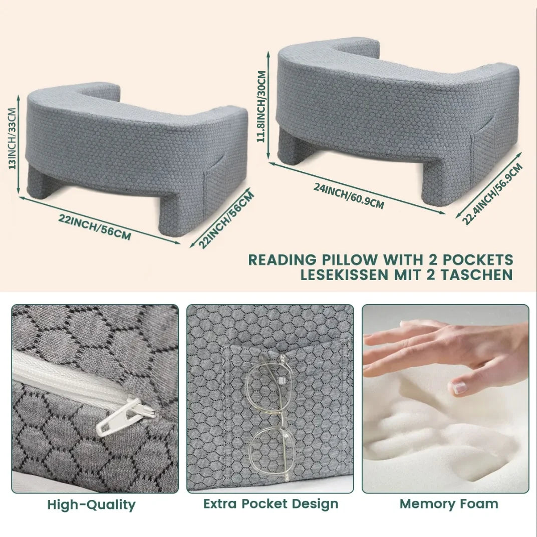 Arm Rest Reading Pillow
