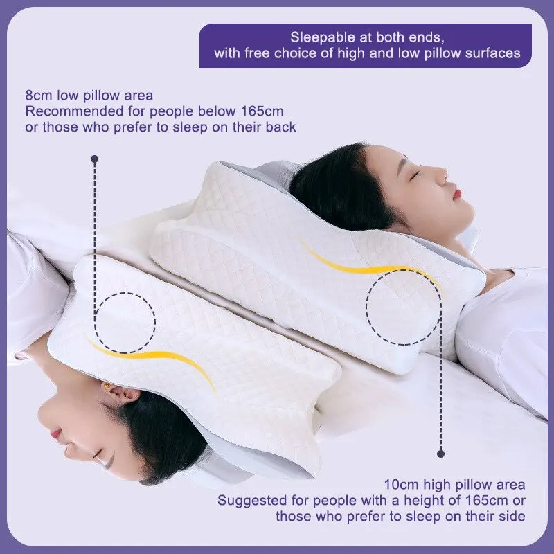 Memory Foam Orthopedic Neck Pillow