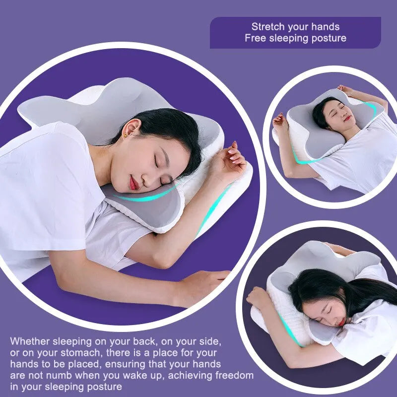 Memory Foam Orthopedic Neck Pillow